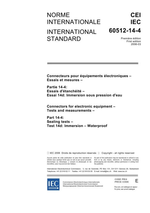 IEC 60512-14-4 Ed. 1.0 b:2006 pdf