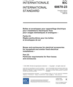 IEC 60670-23 Ed. 1.0 b:2006 pdf