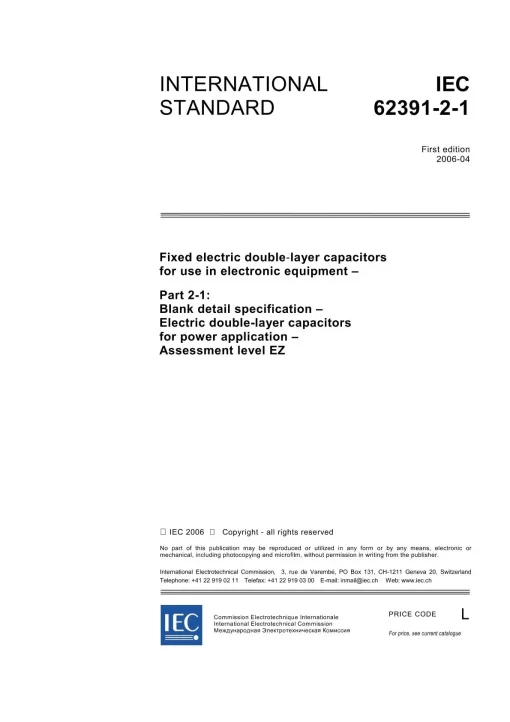 IEC 62391-2-1 Ed. 1.0 en:2006 pdf