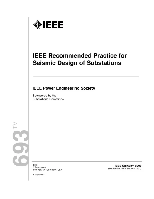 IEEE 693-2005 pdf