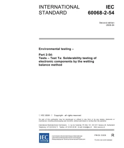 IEC 60068-2-54 Ed. 2.0 en:2006 pdf