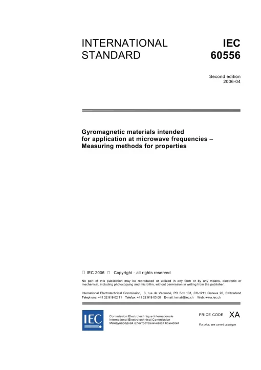 IEC 60556 Ed. 2.0 en:2006 pdf