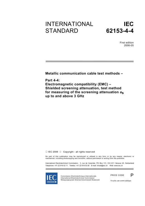 IEC 62153-4-4 Ed. 1.0 en:2006 pdf