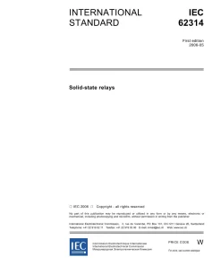 IEC 62314 Ed. 1.0 en:2006 pdf