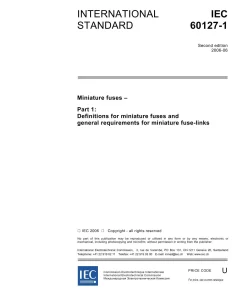 IEC 60127-1 Ed. 2.0 en:2006 pdf