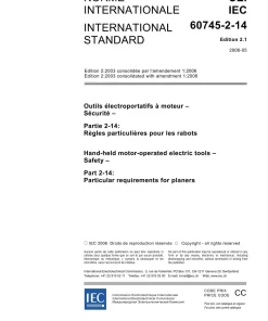 IEC 60745-2-14 Ed. 2.1 b:2006 pdf