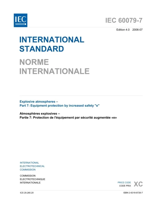 IEC 60079-7 Ed. 4.0 b:2006 pdf