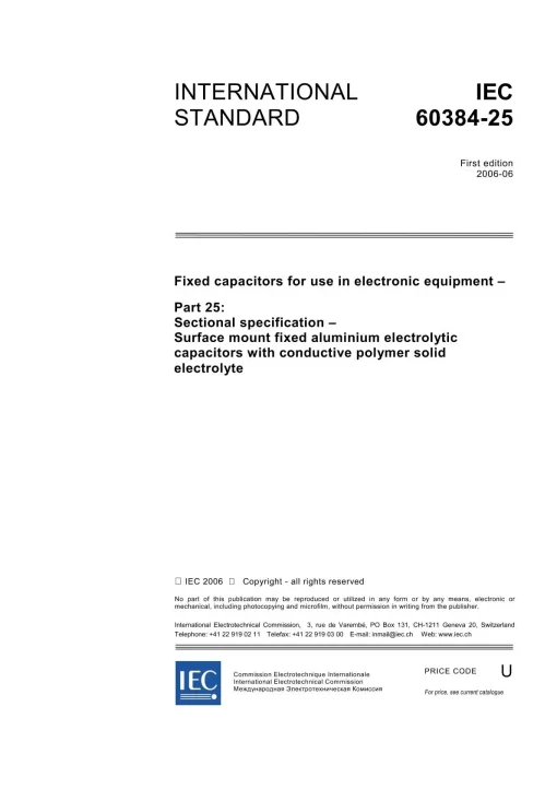 IEC 60384-25 Ed. 1.0 en:2006 pdf