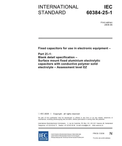 IEC 60384-25-1 Ed. 1.0 en:2006 pdf