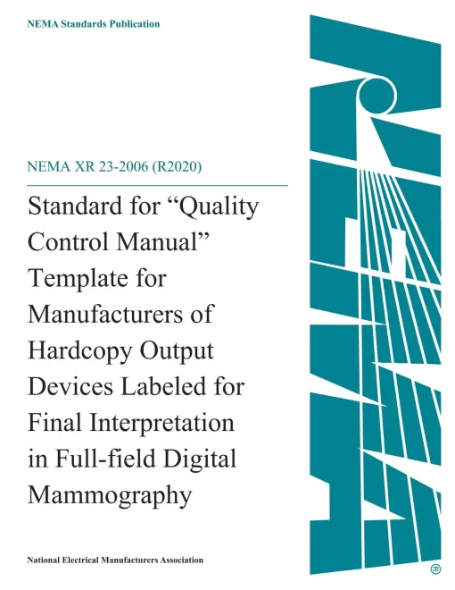 NEMA XR 23-2006 (R2020) pdf