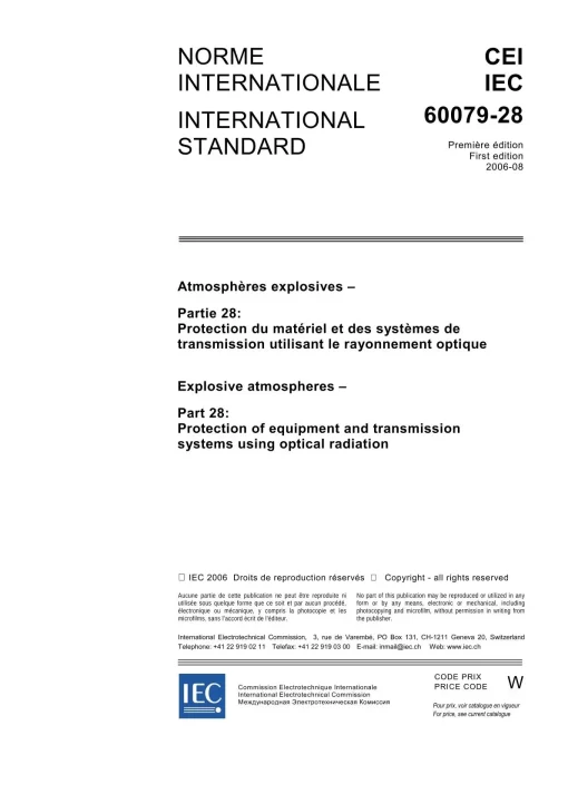 IEC 60079-28 Ed. 1.0 b:2006 pdf