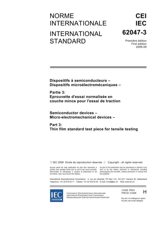 IEC 62047-3 Ed. 1.0 b:2006 pdf