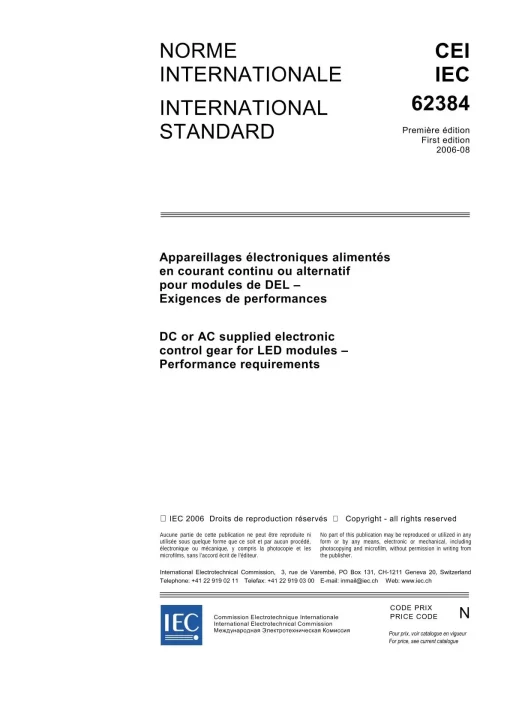 IEC 62384 Ed. 1.0 b:2006 pdf