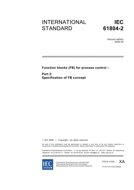 IEC 61804-2 Ed. 2.0 en:2006 pdf