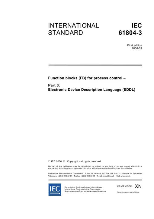 IEC 61804-3 Ed. 1.0 en:2006 pdf