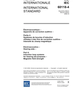 IEC 60118-4 Ed. 2.0 b:2006 pdf