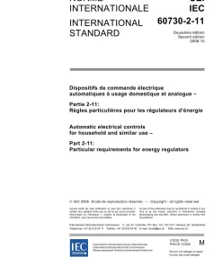 IEC 60730-2-11 Ed. 2.0 b:2006 pdf