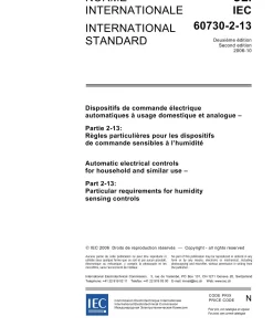 IEC 60730-2-13 Ed. 2.0 b:2006 pdf