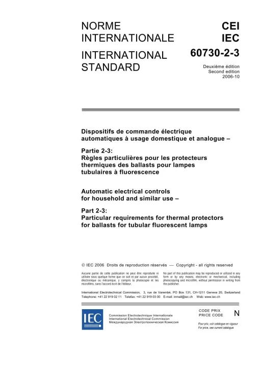 IEC 60730-2-3 Ed. 2.0 b:2006 pdf