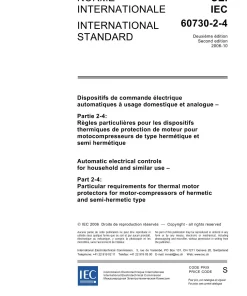 IEC 60730-2-4 Ed. 2.0 b:2006 pdf