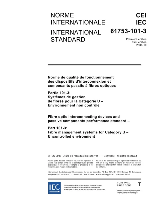 IEC 61753-101-3 Ed. 1.0 b:2006 pdf