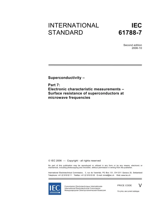 IEC 61788-7 Ed. 2.0 en:2006 pdf