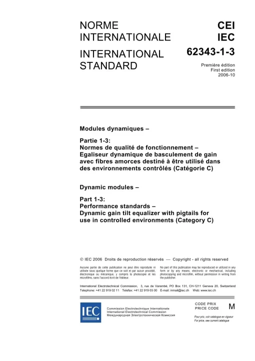 IEC 62343-1-3 Ed. 1.0 b:2006 pdf