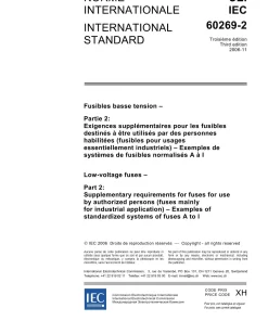 IEC 60269-2 Ed. 3.0 b:2006 pdf