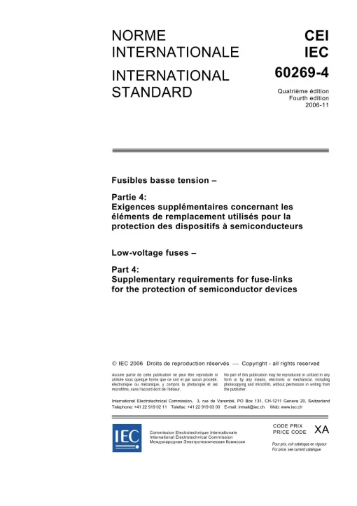 IEC 60269-4 Ed. 4.0 b:2006 pdf