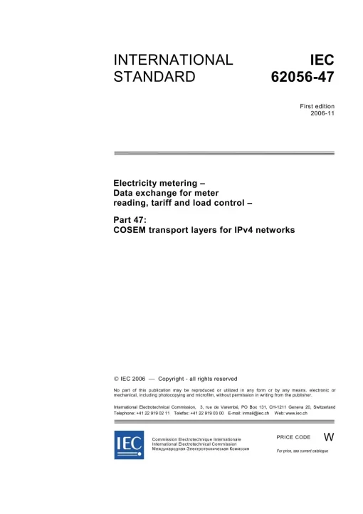 IEC 62056-47 Ed. 1.0 en:2006 pdf