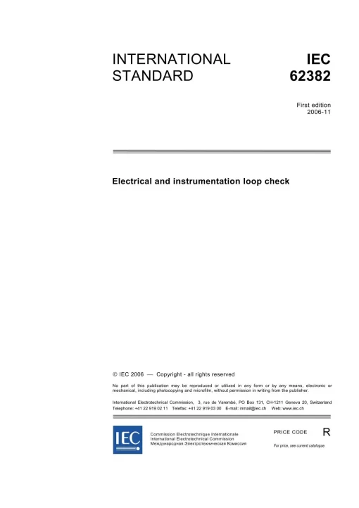 IEC 62382 Ed. 1.0 en:2006 pdf