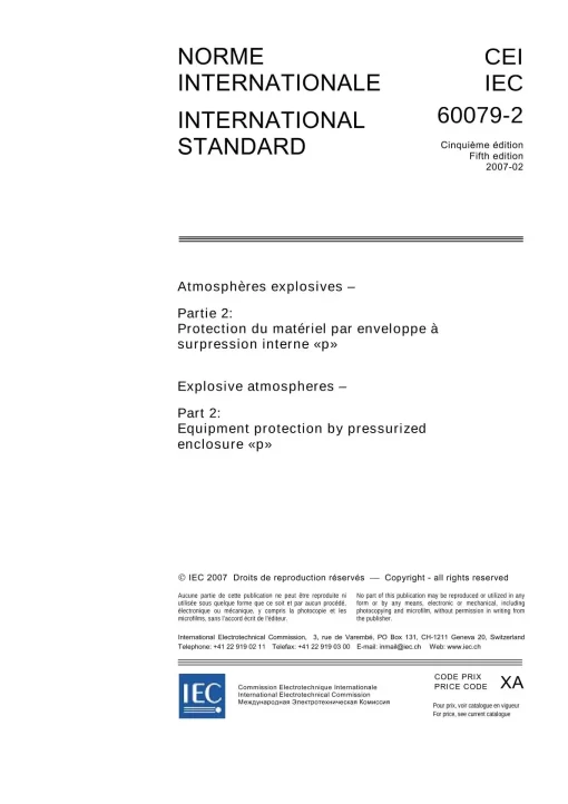 IEC 60079-2 Ed. 5.0 b:2007 pdf