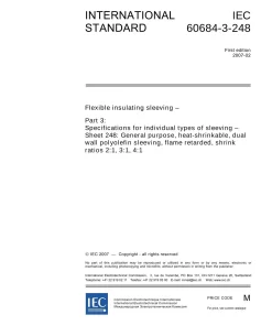 IEC 60684-3-248 Ed. 1.0 en:2007 pdf