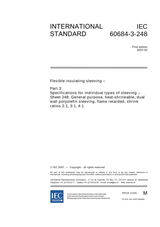 IEC 60684-3-248 Ed. 1.0 en:2007 pdf