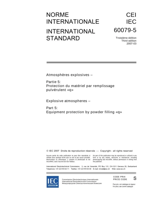 IEC 60079-5 Ed. 3.0 b:2007 pdf