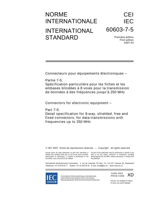 IEC 60603-7-5 Ed. 1.0 b:2007 pdf