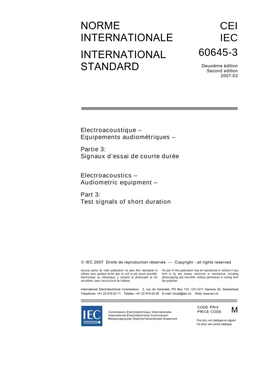 IEC 60645-3 Ed. 2.0 b:2007 pdf