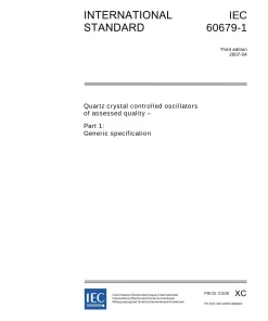 IEC 60679-1 Ed. 3.0 en:2007 pdf