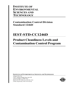 IEST STD-CC1246D pdf