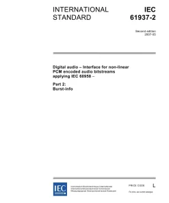 IEC 61937-2 Ed. 2.0 en:2007 pdf