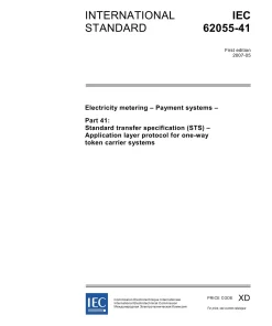 IEC 62055-41 Ed. 1.0 en:2007 pdf