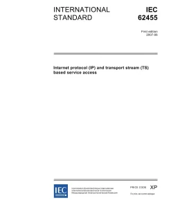 IEC 62455 Ed. 1.0 en:2007 pdf