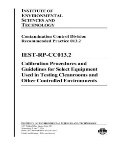 IEST RP-CC013.2 pdf