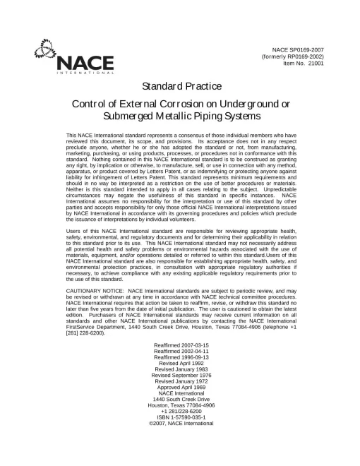 NACE SP0169-2007 pdf