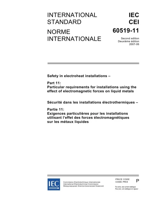 IEC 60519-11 Ed. 2.0 b:2007 pdf