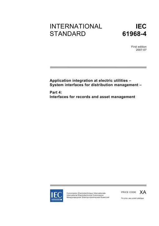 IEC 61968-4 Ed. 1.0 en:2007 pdf