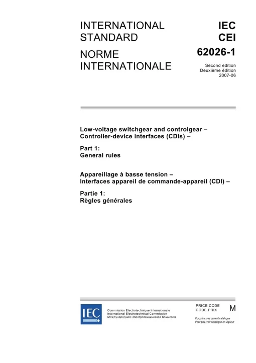 IEC 62026-1 Ed. 2.0 b:2007 pdf