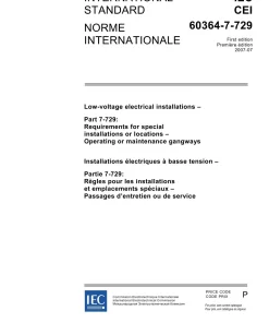 IEC 60364-7-729 Ed. 1.0 b:2007 pdf