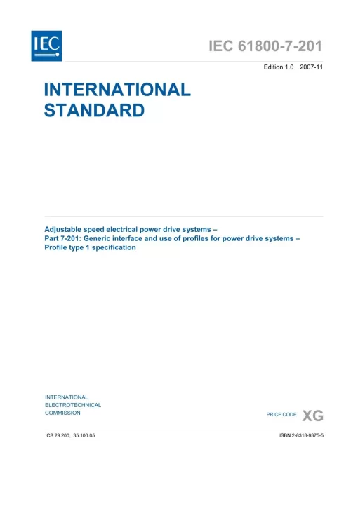 IEC 61800-7-201 Ed. 1.0 en:2007 pdf