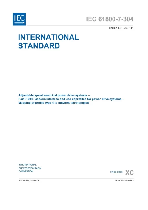 IEC 61800-7-304 Ed. 1.0 en:2007 pdf